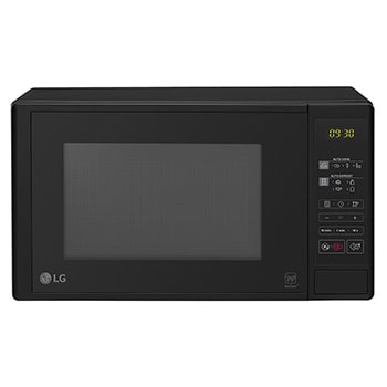 Front view of 20L 700W Microwave Oven with Touch Control Panel Black - MS2042D