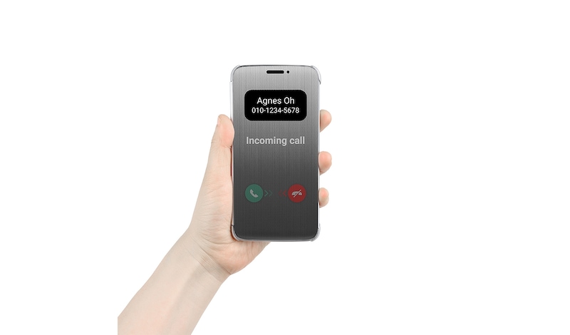 LG G5 Quick Cover Case - Silver, CFV-160