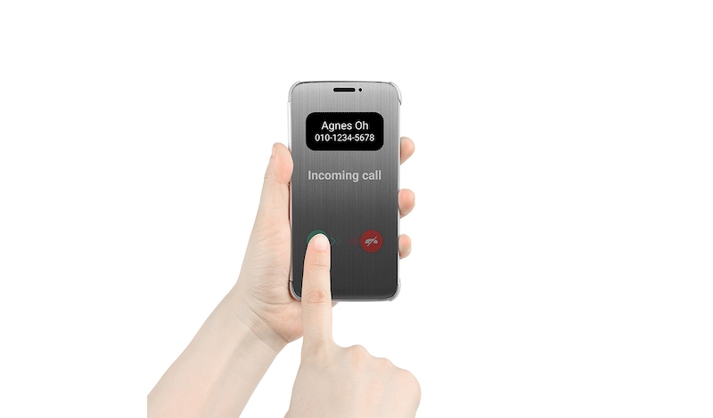 LG G5 Quick Cover Case - Silver, CFV-160