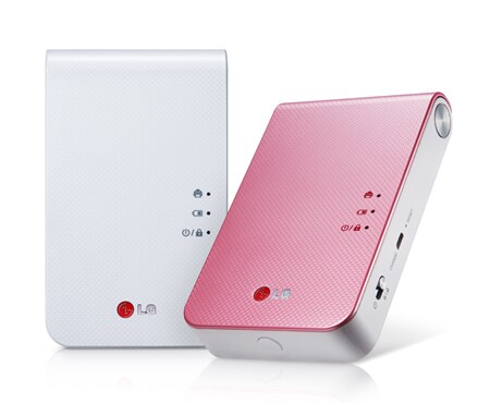 LG Pocket Photo Printer for instant mobile printing AVAILABLE IN WHITE AND PINK, PD239P