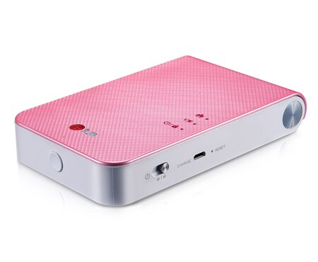 LG Pocket Photo Printer for instant mobile printing AVAILABLE IN WHITE AND PINK, PD239P