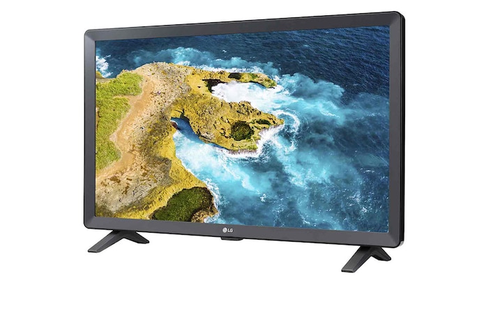 LG 24" LG TV Monitor, HD LED display, webOS, 2 x 5W Stereo Speakers, Black, 24TQ520S-PZ