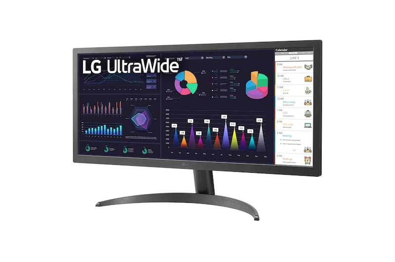 LG 26" 21:9 UltraWide™ Full HD IPS Monitor with  AMD FreeSync™ , 26WQ500-B