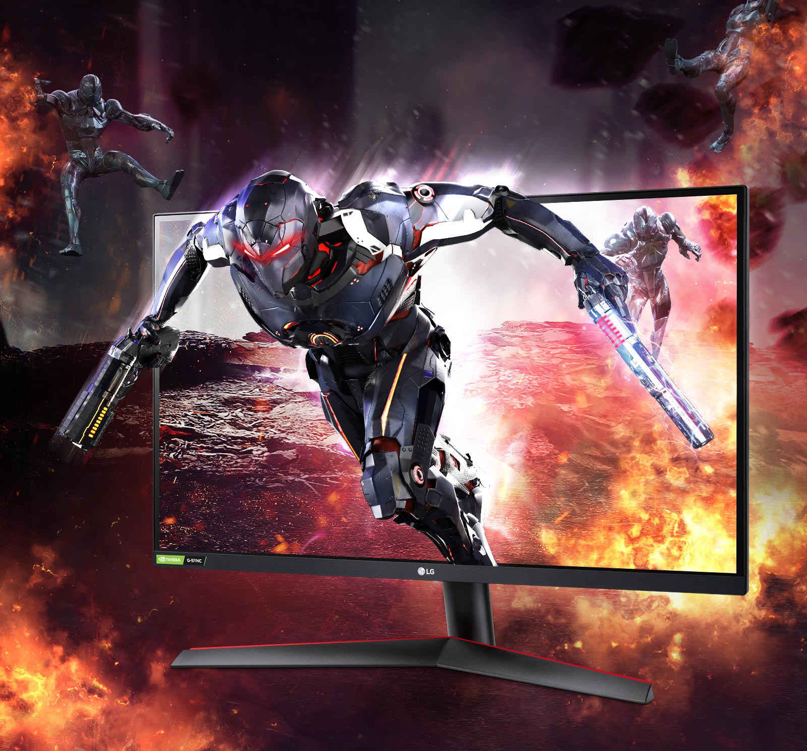 27” UltraGear™ QHD IPS 1ms (GtG) Gaming Monitor with NVIDIA® G