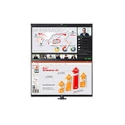 LG 27-inch QHD Monitor Ergo Dual with Daisy Chain, 27QP88D-BS