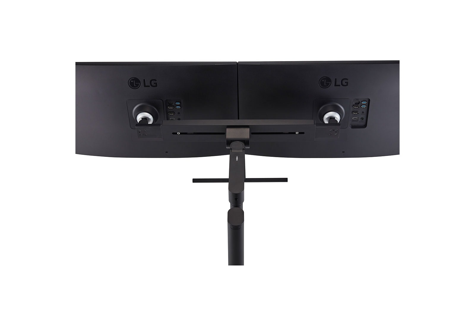 LG 27-inch QHD Monitor Ergo Dual with Daisy Chain, 27QP88D-BS