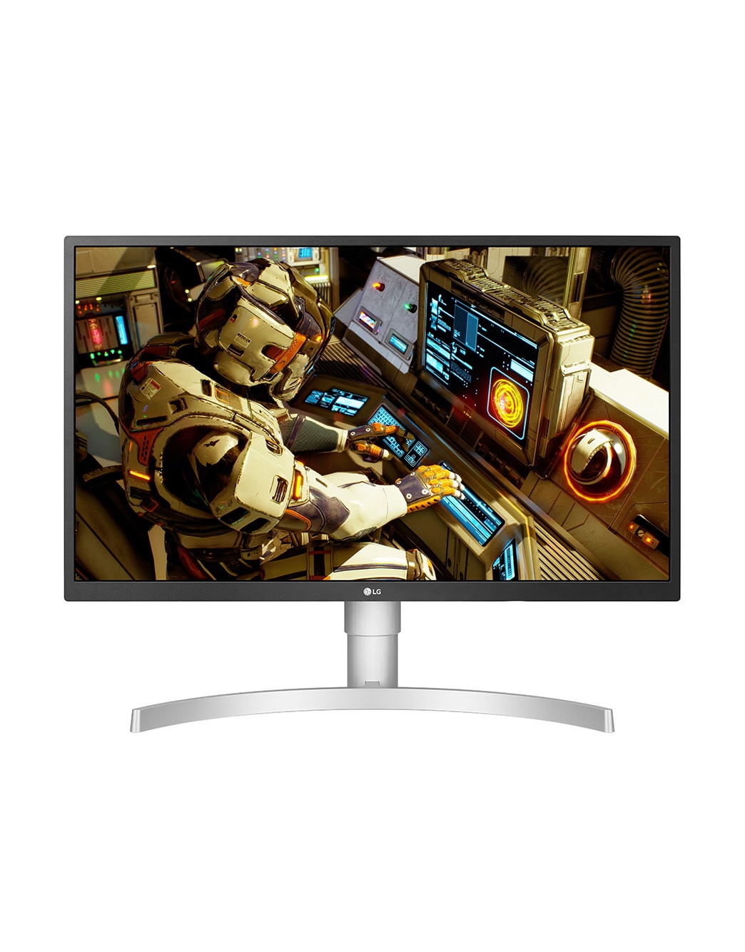 LG 27UL550-W 27インチ 4Kモニター 公式】 LG エルゴノミックスタンド採用 4K モニター - 27UL550-W