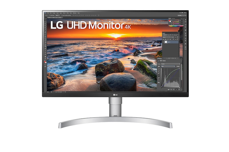 LG 27” UHD 4K Monitor, 27UN83A-W