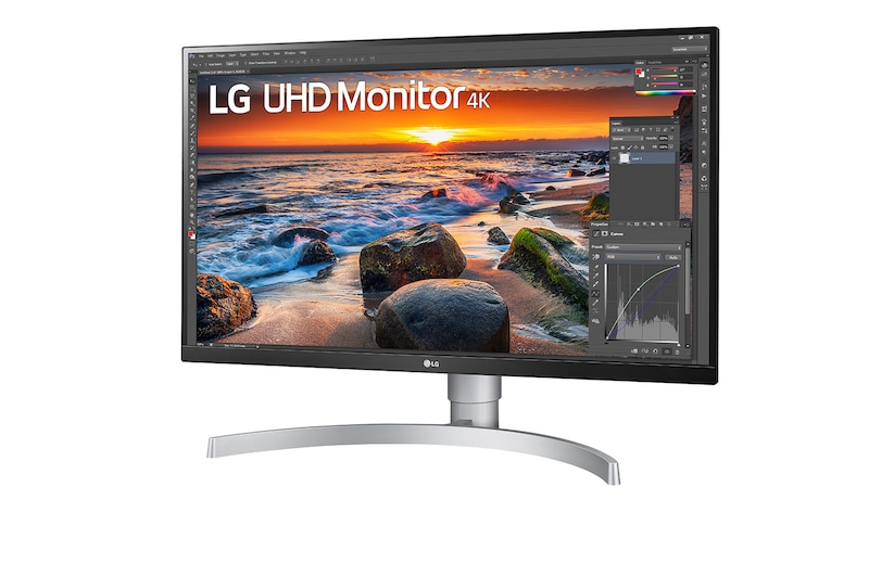 LG 27” UHD 4K Monitor, 27UN83A-W