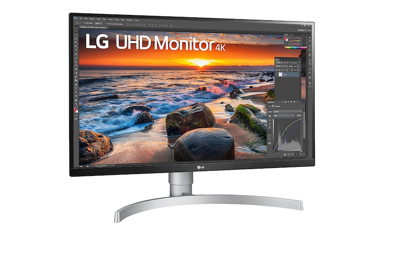 LG 27” UHD 4K Monitor, 27UN83A-W