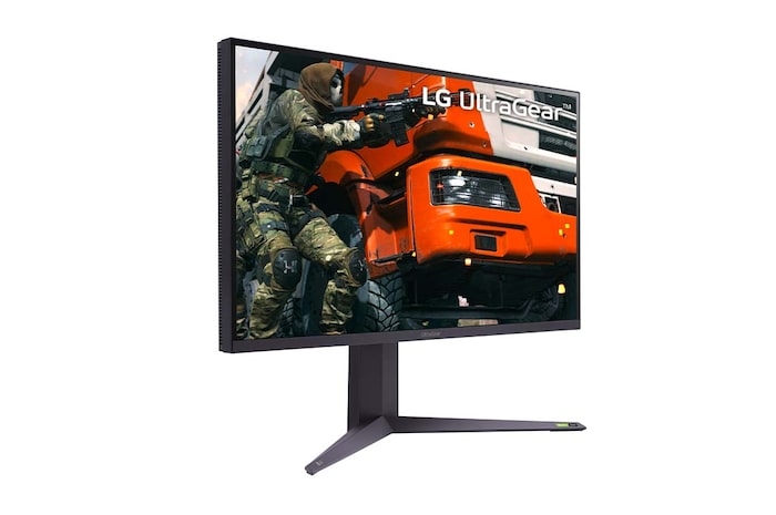 LG 32” UltraGear™ UHD 4K Gaming Monitor with VESA DisplayHDR™ 1000, 32GQ950P-B