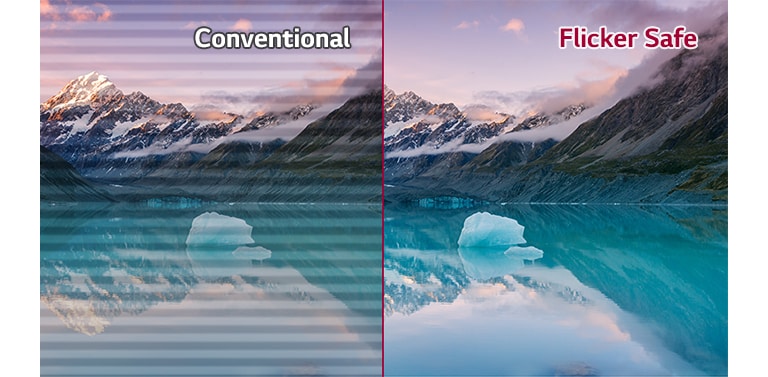 Flicker Safe: Reduces Visual Fatigue
