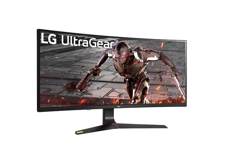 LG 34” UltraGear™ Full HD 144Hz IPS Curved Gaming Monitor with NVIDIA® G-SYNC® Compatible, 34GN73A-B
