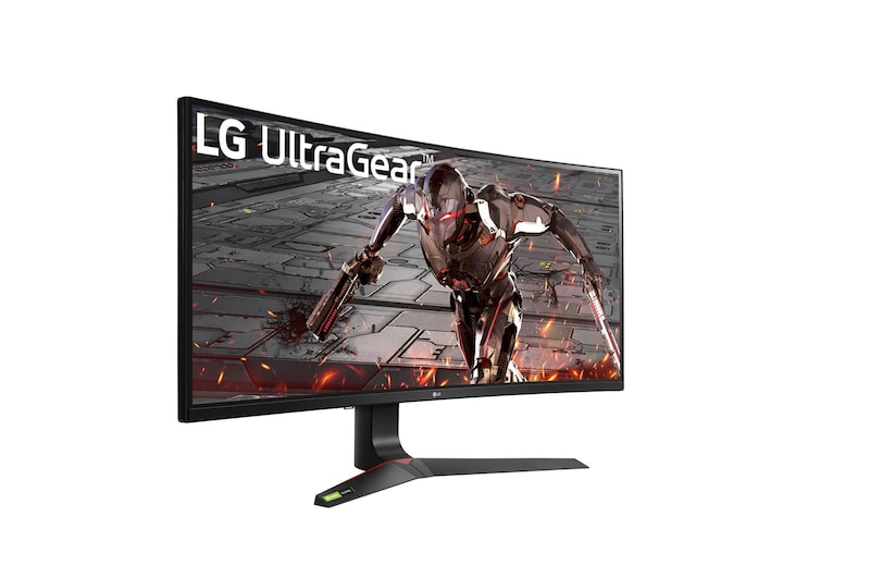 LG 34” UltraGear™ Full HD 144Hz IPS Curved Gaming Monitor with NVIDIA® G-SYNC® Compatible, 34GN73A-B