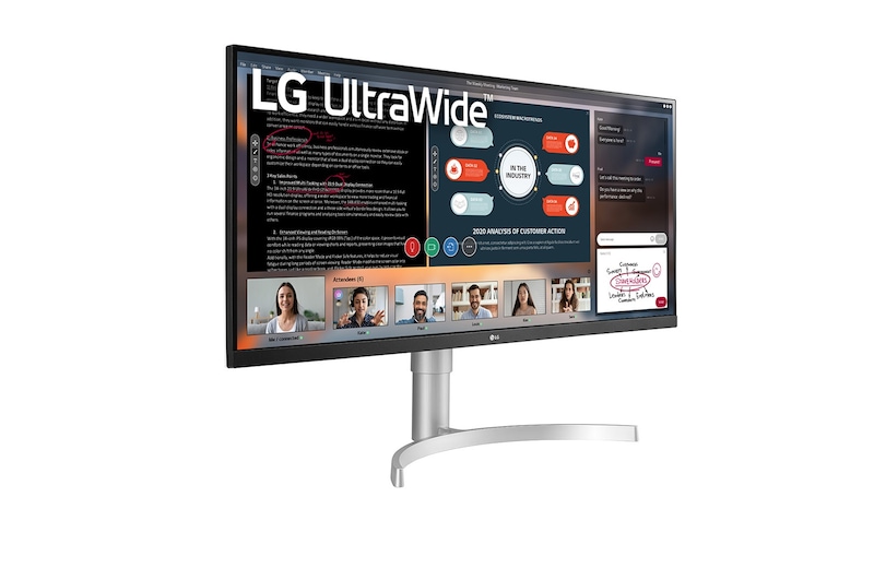 LG 34" UltraWide™ Full HD (2560x1080) HDR IPS Monitor, 34WN650
