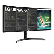 LG 35" UltraWide™ QHD HDR VA Curved Monitor, 35WN75C