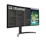 LG 35" UltraWide™ QHD HDR VA Curved Monitor, 35WN65C-B