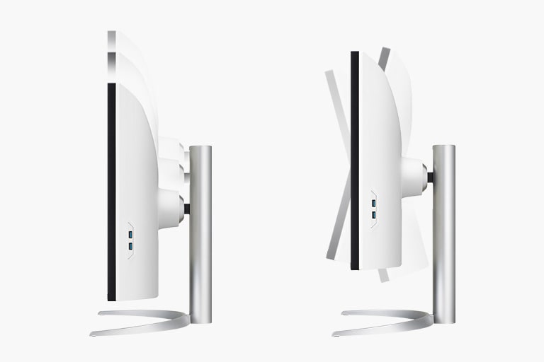 Simulation of Height range 0~110mm and Tilt range -5˚, +20˚