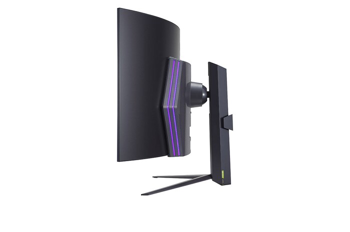 LG 45'' UltraGear™ OLED Curved Gaming Monitor | WQHD with 240Hz Refresh Rate 0.03ms (GtG) Response Time, 45GR95QE-B