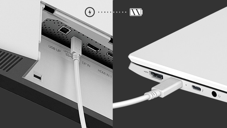 It expresses the power delivery feature with the USB Type-C.