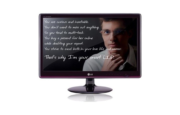 Front view of LG LED LCD Monitor. E50 Series E2250V