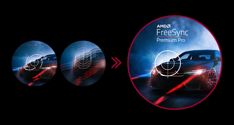AMD FreeSync™ Premium Pro technology reduces screen tearing and stuttering.