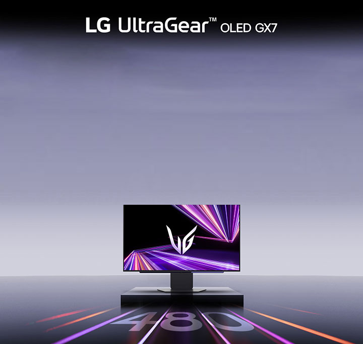 Front image of the UltraGear™ OLED 27GX790A gaming monitor.
