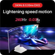LG 39" UltraGear™ OLED all-new 800R curved gaming monitor | 21:9 Ultra-WQHD 240Hz, 0.03ms (GtG), DisplayHDR True Black 400, 39GS95QE-W