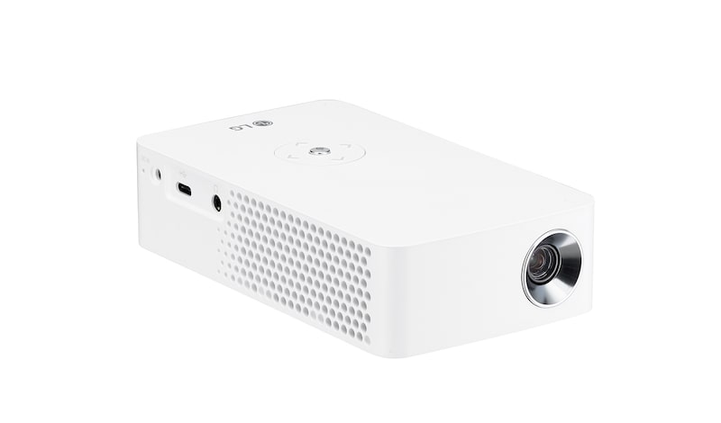 LG HD Compact Projector with upto 4 hours battery life 1280 x 720 RGB LED 250 Lumen 100000:1, PH30JG