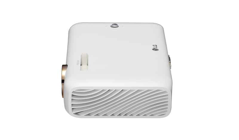 LG LED Projector with Built-In Battery HD RGB LED 550 Lumens 100000:1, PH550G