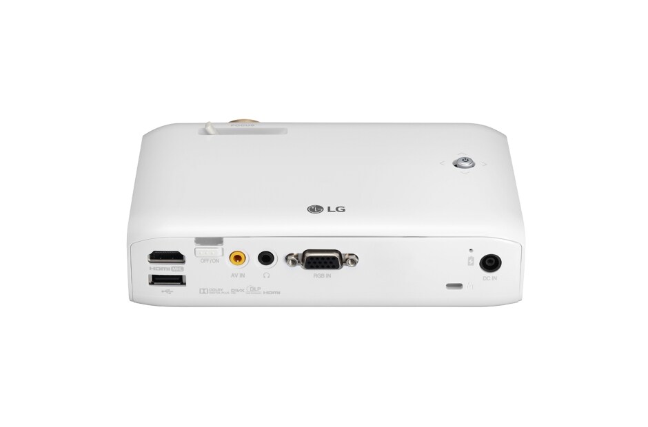 LG PH550G プロジェクター 3Dメガネ LED Projector with Built-In Battery HD RGB LED 550 Lumens 100000:1