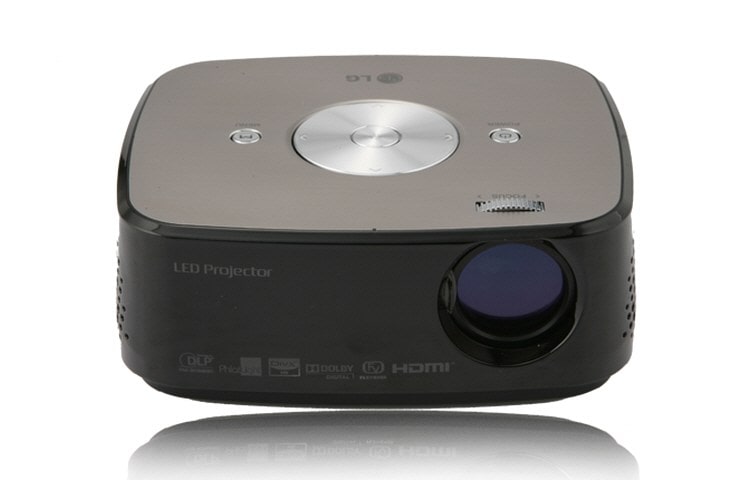 Front view of Ultra-Mobile LED Projector HX300G