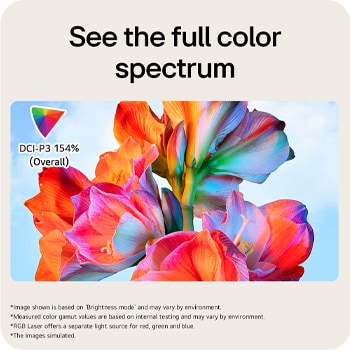 See the full color spectrum