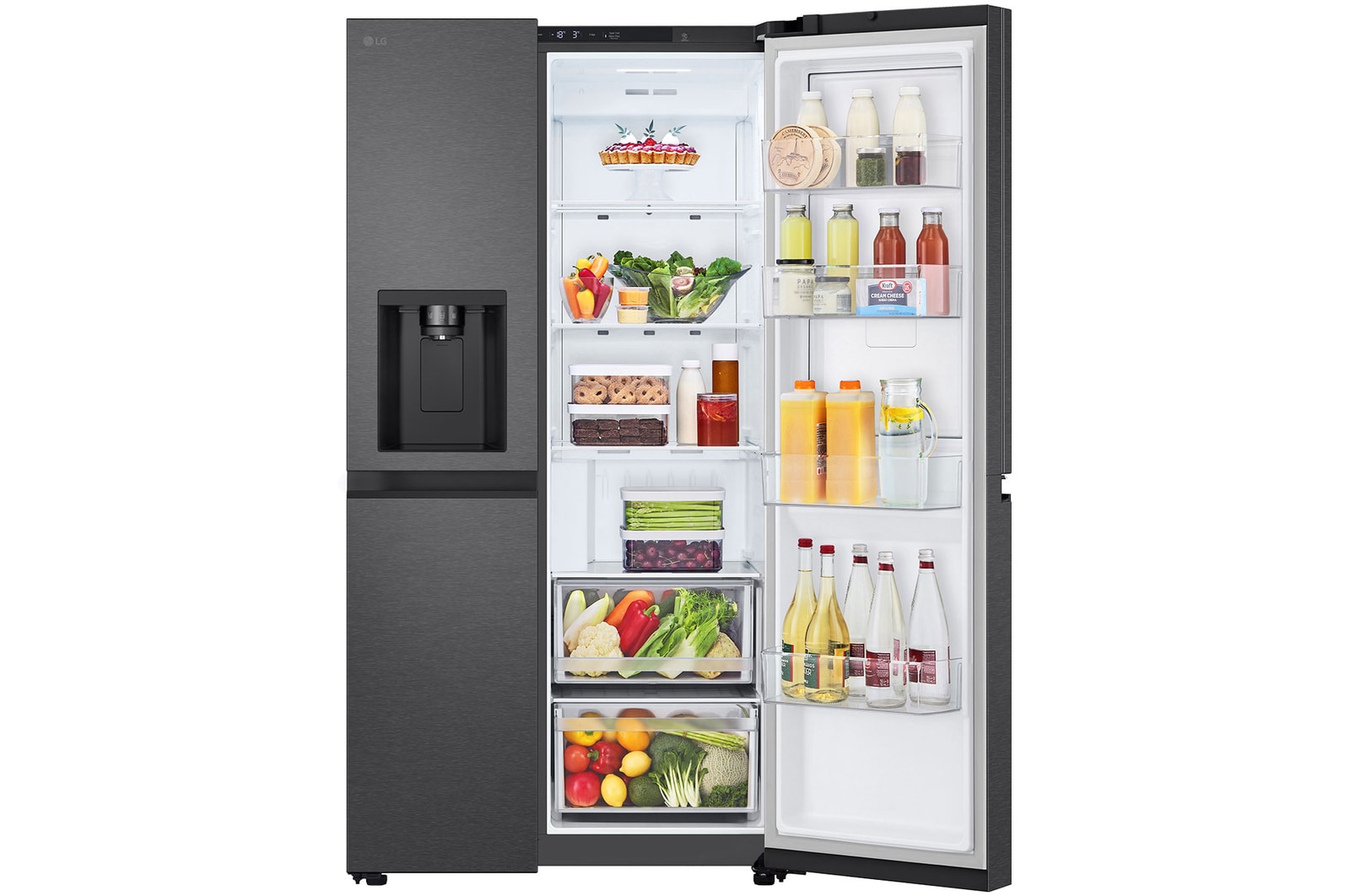 left side with food stored