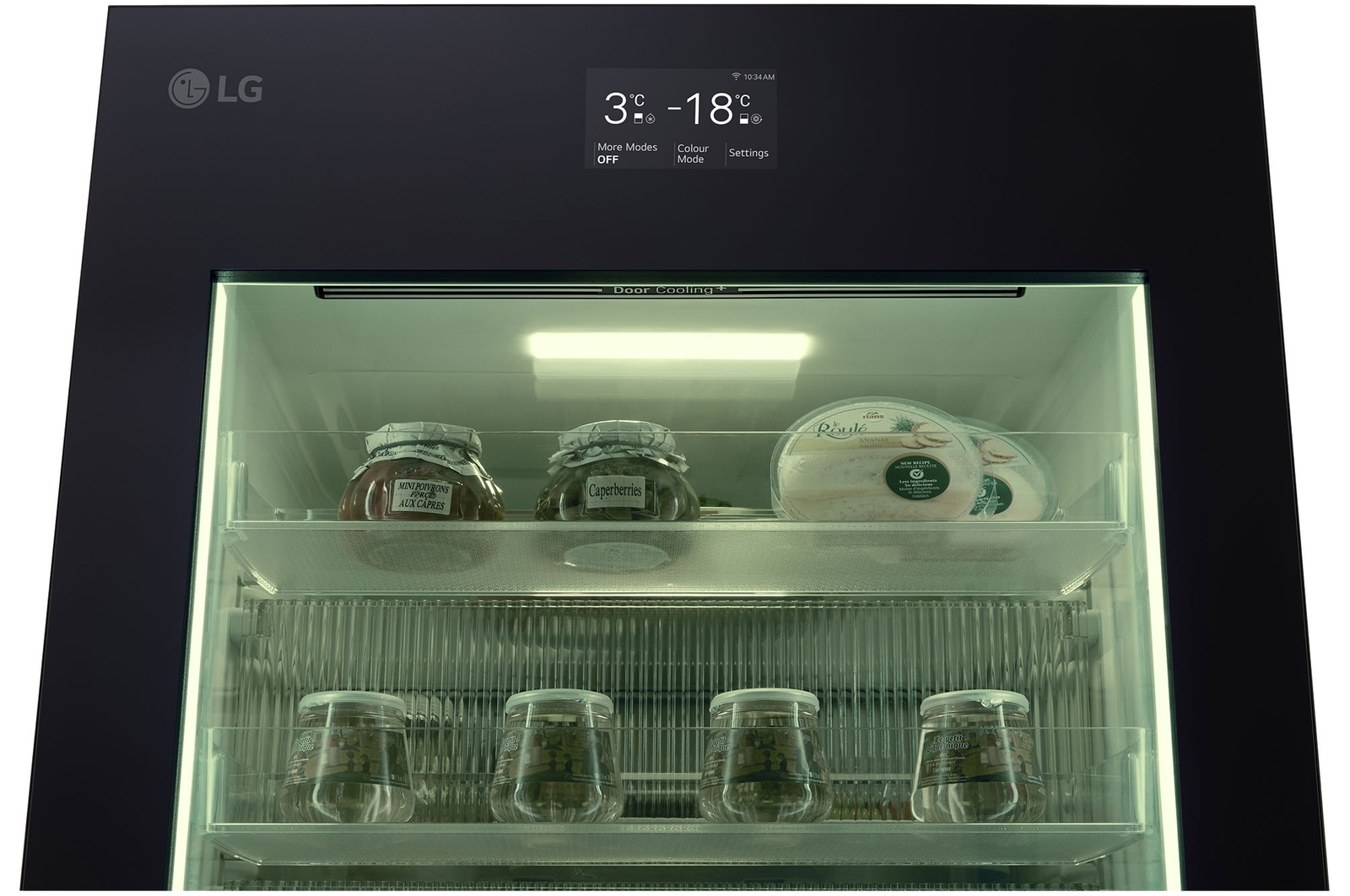 Display On Cover LED Food view