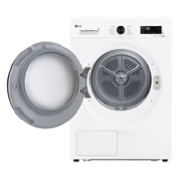 LG 8kg Heat Pump™ Dryer, White, RHX1008NWK, Door Open