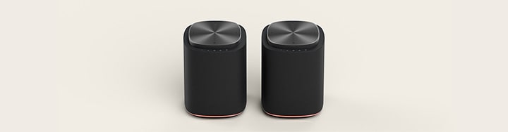 A pair of M7 speakers LG AI Stereo Suite 7