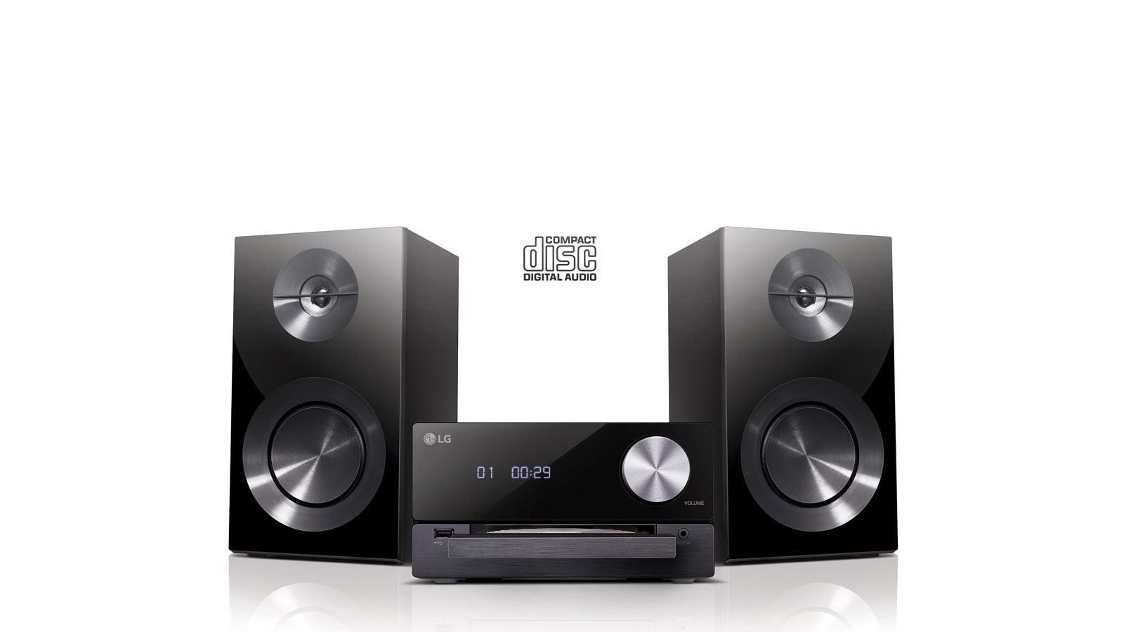 Mikrosystém LG CM2460DAB, Bluetooth, DAB FM, USB, 100 W