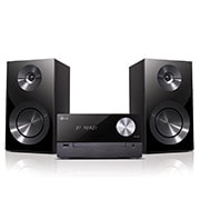 Front view of LG Micro Hi-Fi Audio System CM2460DAB