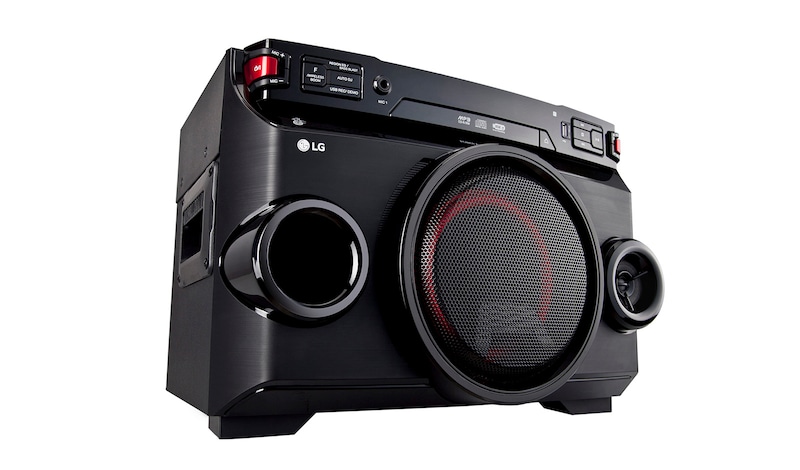 LG XBOOM Hi-Fi com Sincronização de Som da TV, Auto DJ e Karaoke, OM4560