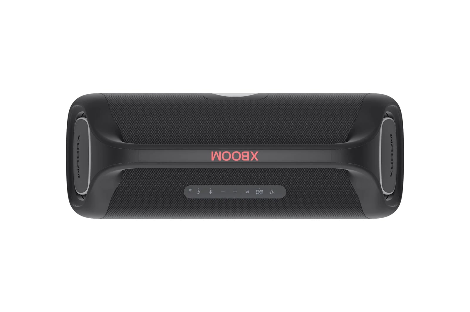 Front view with logo