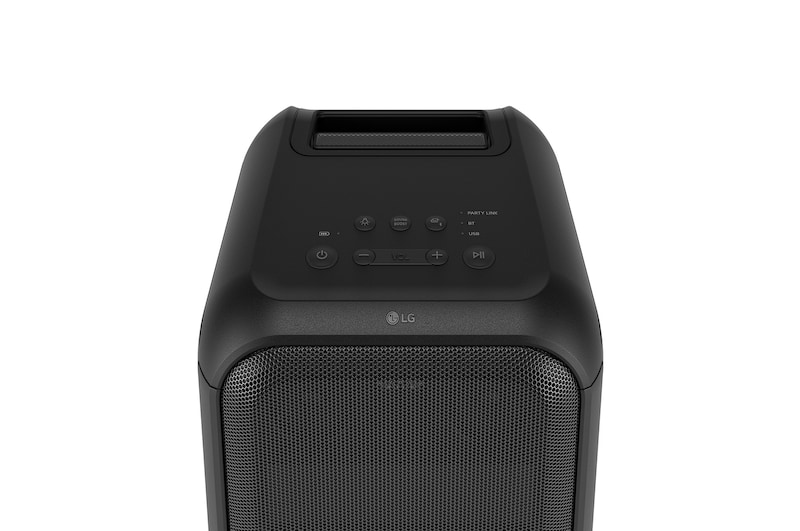 Front view of left side. XBOOM logo is attatched. 