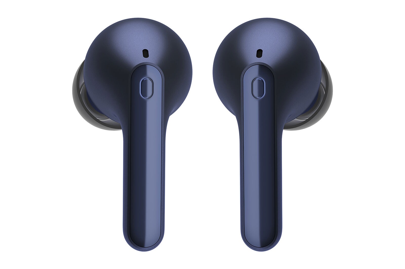 LG TONE Free UFP3 - True Wireless Bluetooth Earbuds, Back view of two earbud tips facing each other., TONE-UFP3