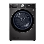 LG 9kg DUAL Inverter HeatPump Dryer Black Steel A+++, FDV1109B