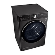 LG Eco Hybrid™ FDV1109B 9kg Heat Pump Tumble Dryer | A+++ | Black Steel, FDV1109B