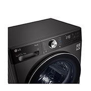 LG Eco Hybrid™ Heat Pump Tumble Dryer | 9kg | A+++ | Black Steel, FDV1109B