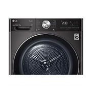 LG Eco Hybrid™ FDV1109B 9kg Heat Pump Tumble Dryer | A+++ | Black Steel, FDV1109B