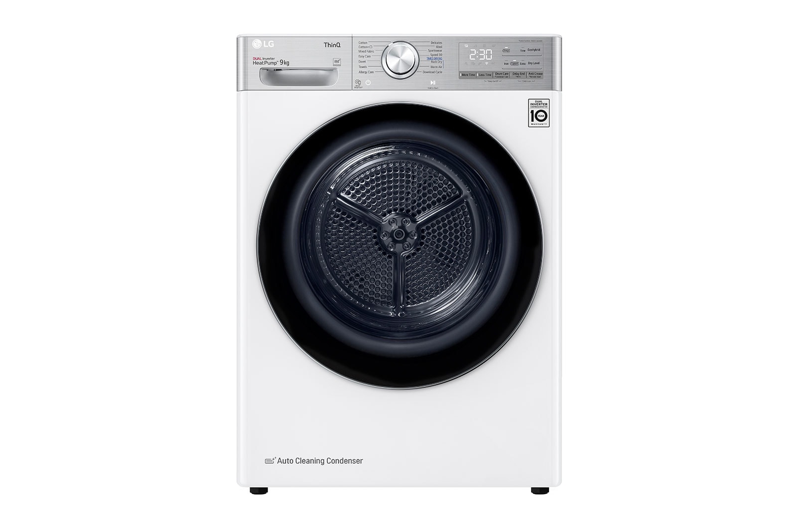 LG Eco Hybrid™ Heat Pump Tumble Dryer | 9kg | A+++ | White, FDV1109W