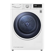 Front view of 9kg DUAL Inverter HeatPump Dryer White A++(FDV309W)