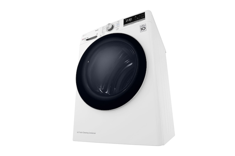 LG 9kg DUAL Inverter HeatPump Dryer A++, White, FDV709W